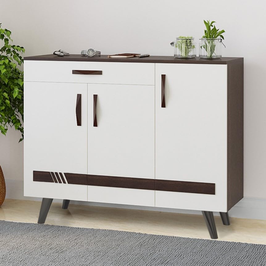 Sesha Shoe Rack & Console Multipurpose Engineered wood Rack