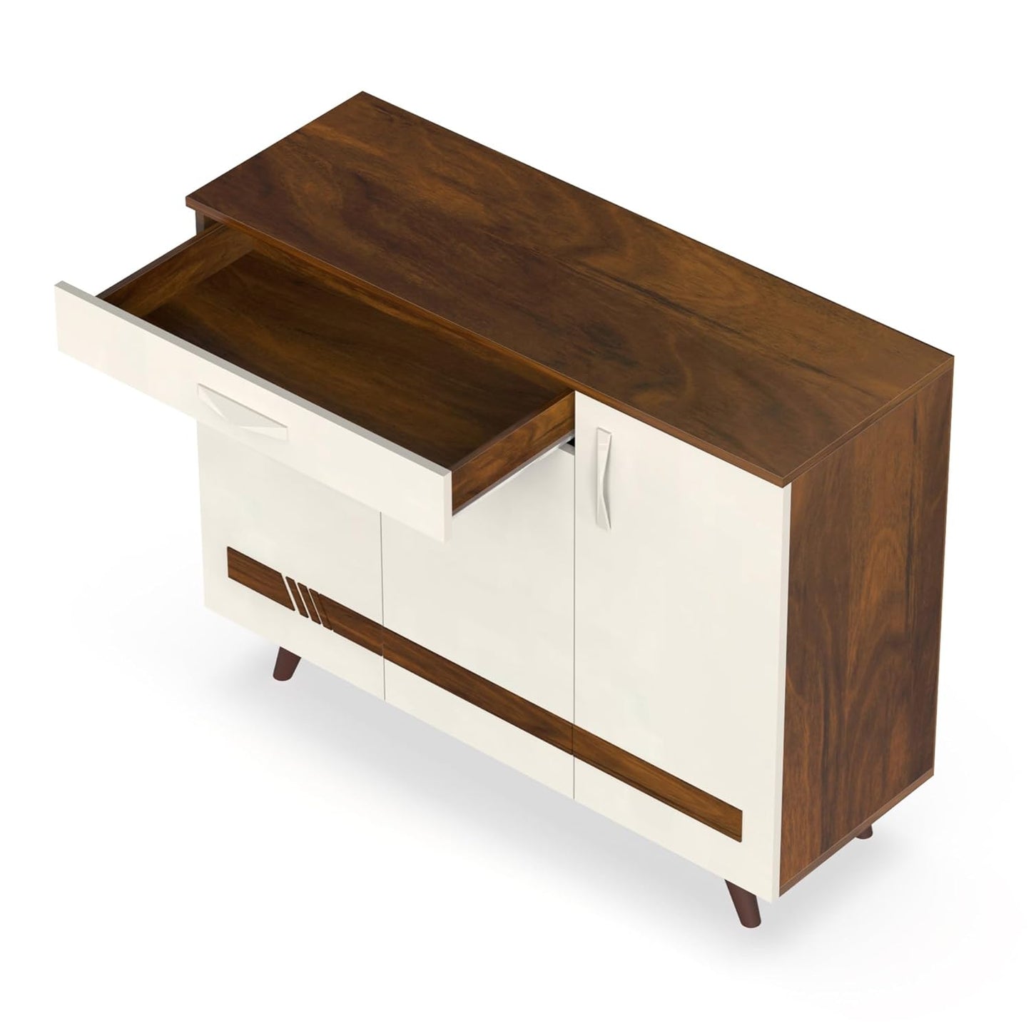Sesha Shoe Rack & Console Multipurpose Engineered wood Rack