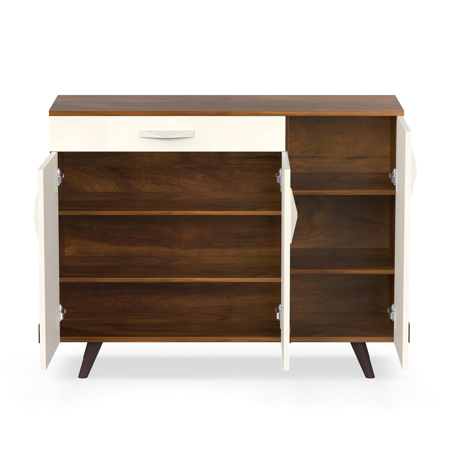 Sesha Shoe Rack & Console Multipurpose Engineered wood Rack