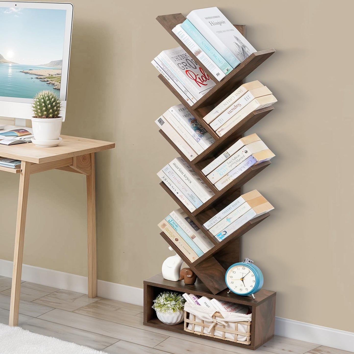 Tree Shaped Book Shelf for Study Room