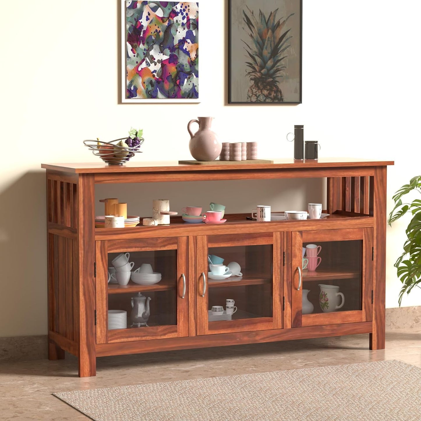 Donal Sheesham Wood Sideboard & Console Table