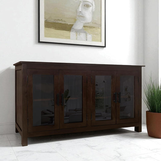 Carbo Sheesham Wood Console Sideboard Cabinet