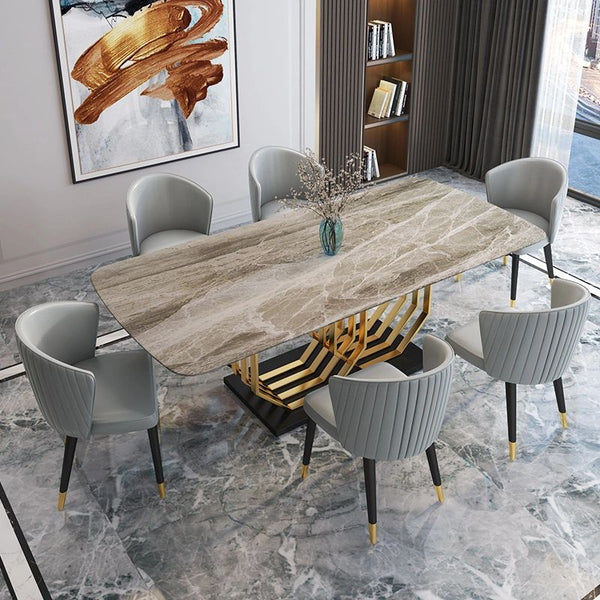 Bistro Premium Dining Set With Marble Top