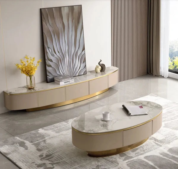 Curved Elegance TV Unit