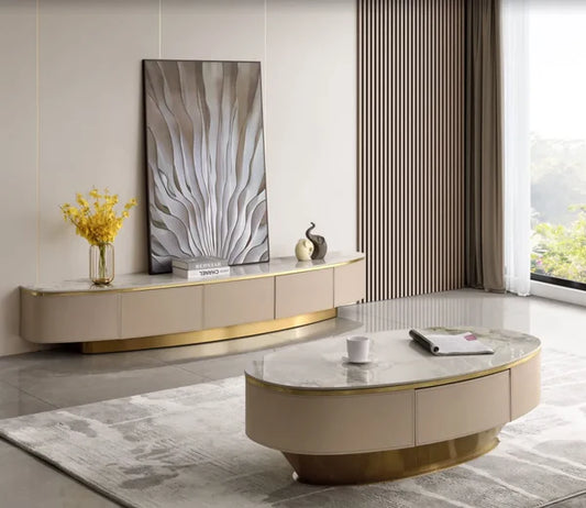 Curved Elegance TV Unit