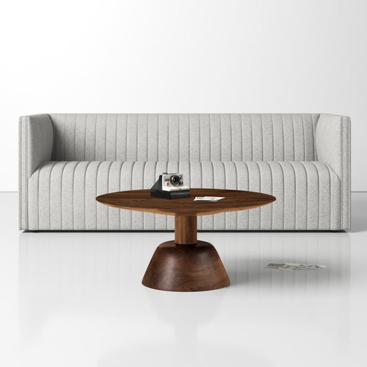 Amos Round Storage Drum Coffee Table