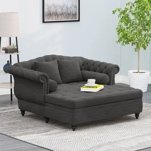 Lamb Upholstered Lounger