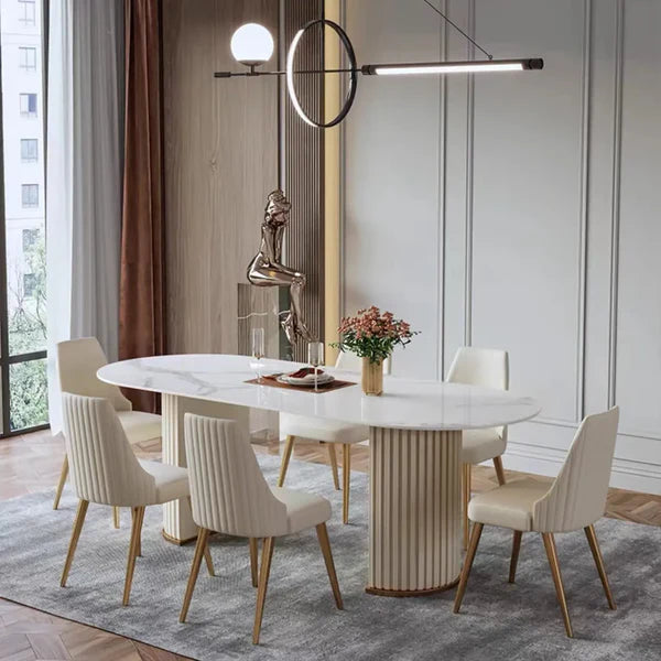 Pearle Dining Set with Marble Top