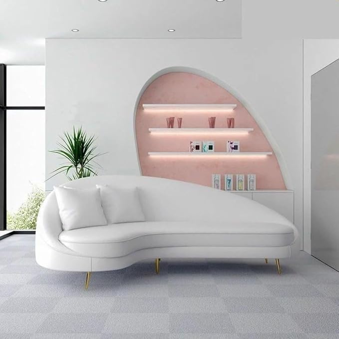 Modern Curved Sectional Sofa Set