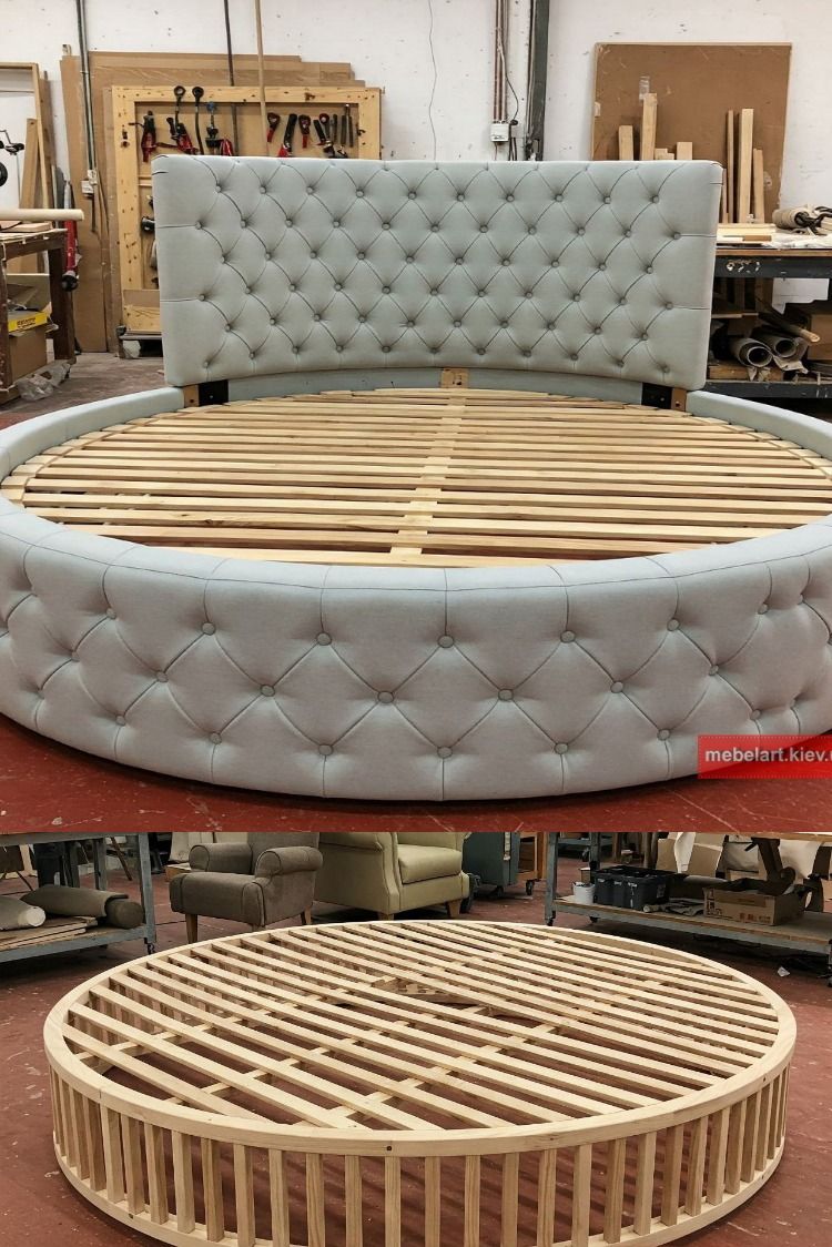 Rozzy Round Bed ( upholstered )