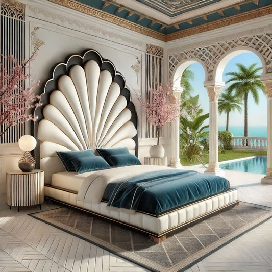 Nexa Luxury Upholstered Wooden Bed