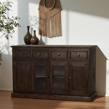 Barban Sheesham Wood Console Sideboard Cabinet