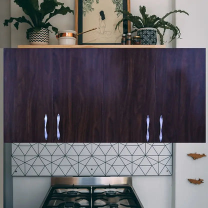 Modular kitchen PANELS 4 Doors Modular Wall Cabinet with Termite resistance & French cleat Engineered Wood Kitchen Cabinet  (Finish Color - White, Pre-assembled)