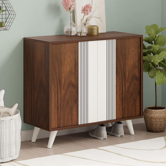 Sylvia Shoo Rack Engineered Wood Stylish Shoo Rack