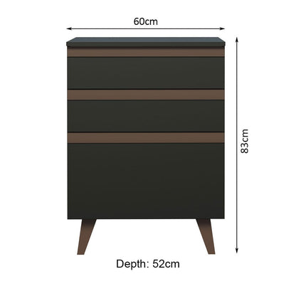 CROCKERY CABINET & SIDE TABLE