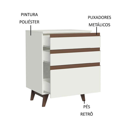 CROCKERY CABINET & SIDE TABLE