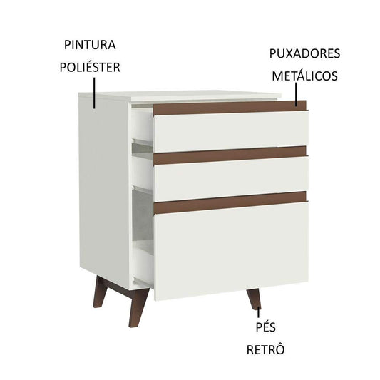 CROCKERY CABINET & SIDE TABLE