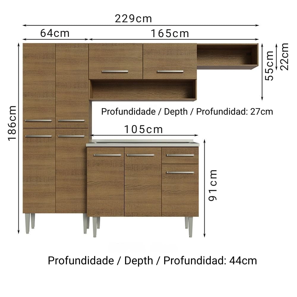 Modular Kitchen Cabinet complete Set