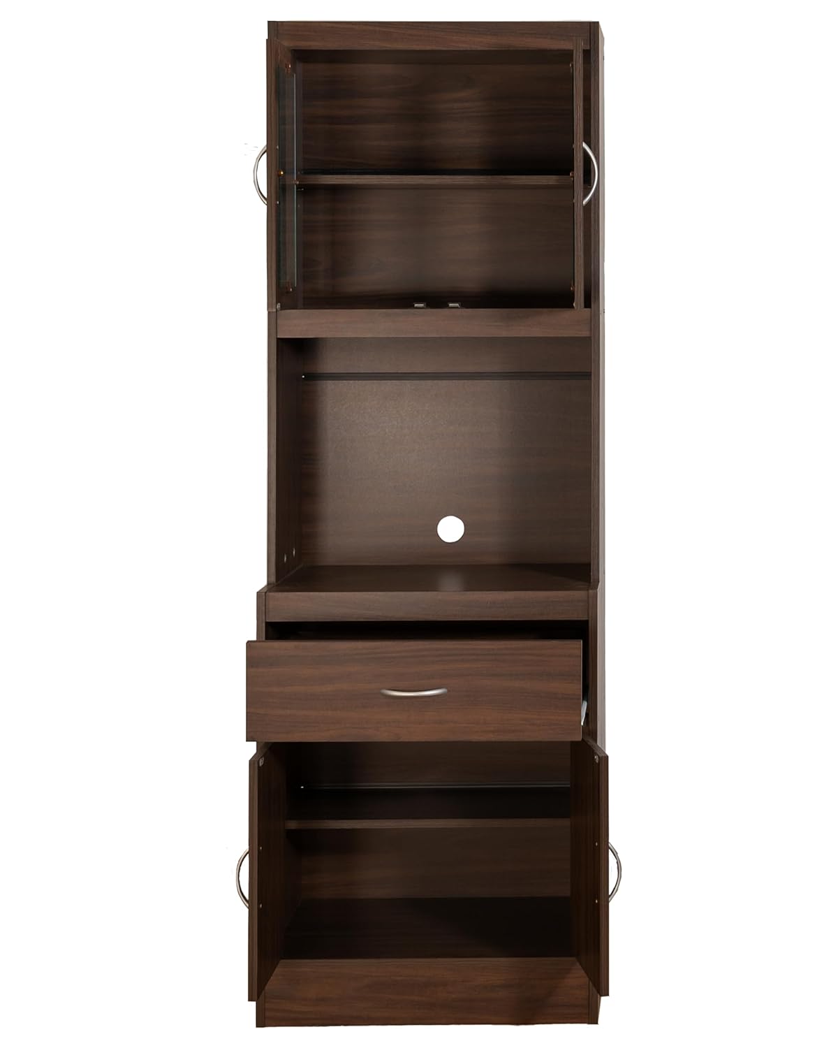 Engineered Wood Kitchen Cabinet Rack, Microwave Stand, Crockery Storage Cabinet Unit for Kitchen