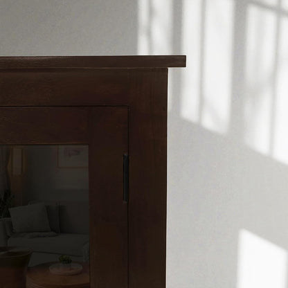 Carbo Sheesham Wood Console Sideboard Cabinet