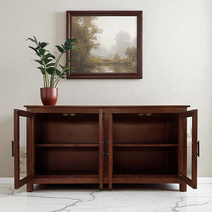 Carbo Sheesham Wood Console Sideboard Cabinet