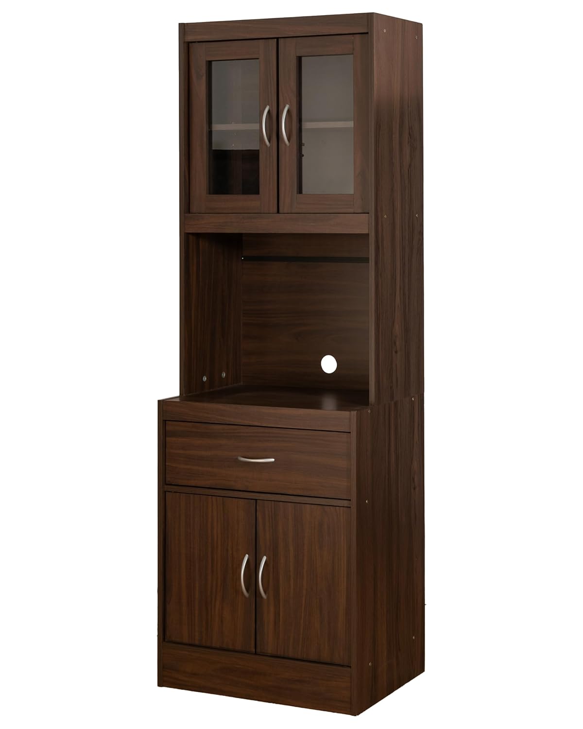 Engineered Wood Kitchen Cabinet Rack, Microwave Stand, Crockery Storage Cabinet Unit for Kitchen