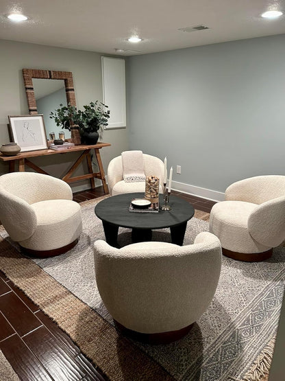 Luxury Rotating Chair / Swivel Accent Chair Modern