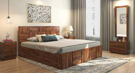 Astro Solid Wood Primum Bed / Sheesham Wood