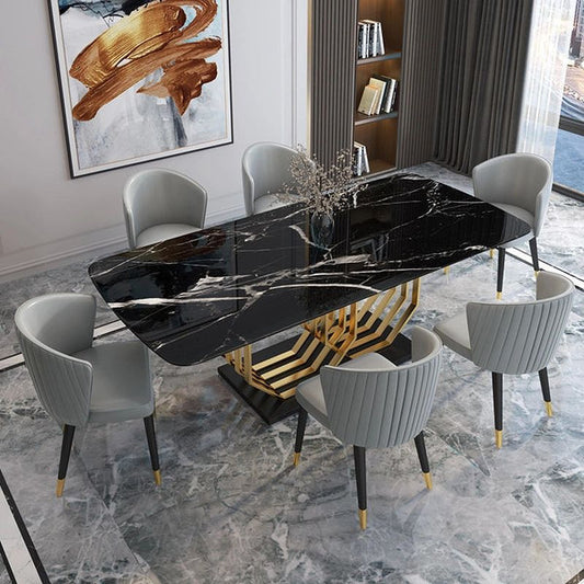 Bistro Premium Dining Set With Marble Top