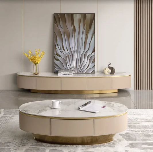 Curved Elegance TV Unit