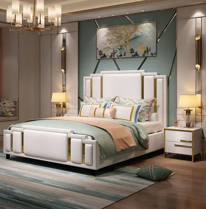 Discover Glamorous Art Luxury Upholstered bed