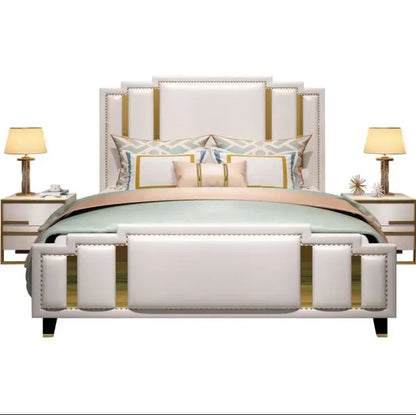 Discover Glamorous Art Luxury Upholstered bed