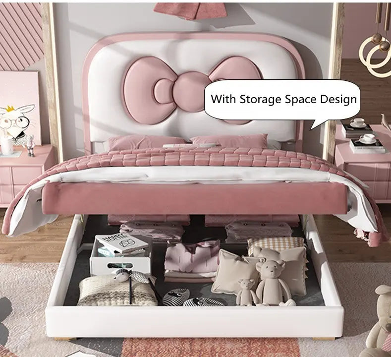 Wow Ribbon Kids Upholstered Bed