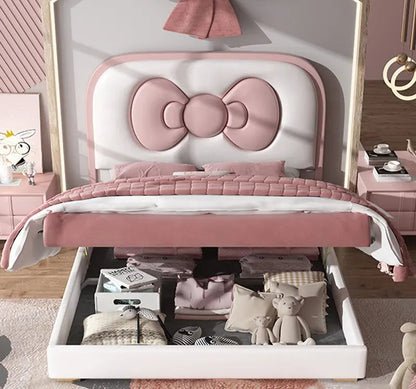 Wow Ribbon Kids Upholstered Bed