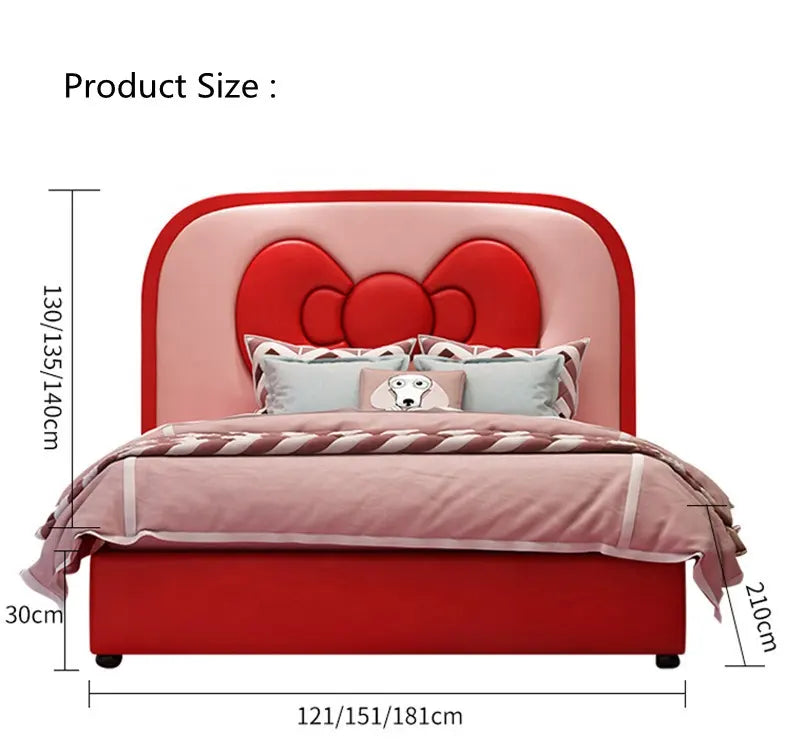 Wow Ribbon Kids Upholstered Bed
