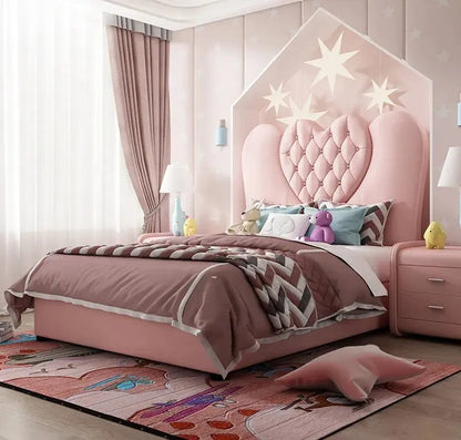 Gold Princess Bed ( upholstered Bed )