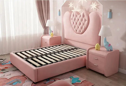 Gold Princess Bed ( upholstered Bed )
