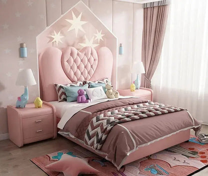 Gold Princess Bed ( upholstered Bed )