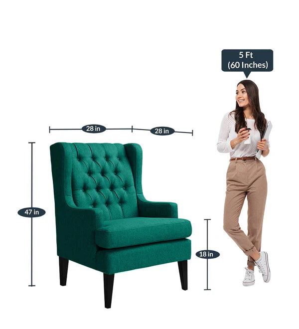 Royal Luxury High Back Chair with Ottoman & Sofa Chair