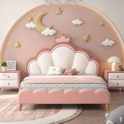 Crown King Kids Upholstered Bed