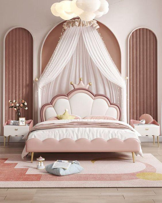 Crown King Kids Upholstered Bed
