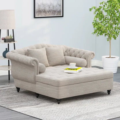 Lamb Upholstered Lounger