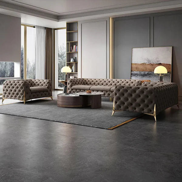 Savile Modern Luxury Tufted Living Room Sofa