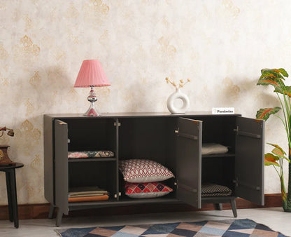 Solid Wood Three Door Sideboard Cabinet & Console