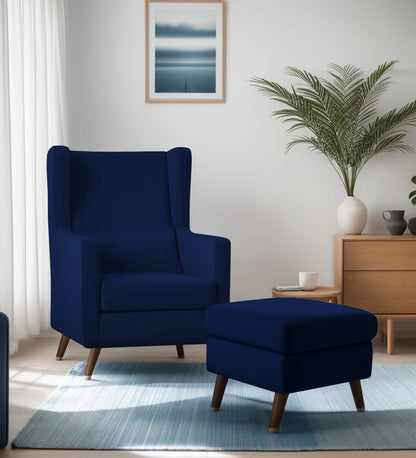 Royal Luxury High Back Chair with Ottoman & Sofa Chair