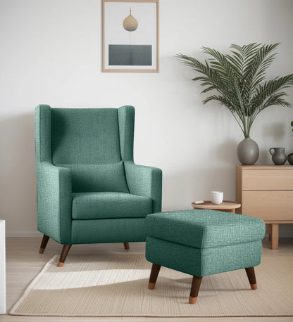 Royal Luxury High Back Chair with Ottoman & Sofa Chair