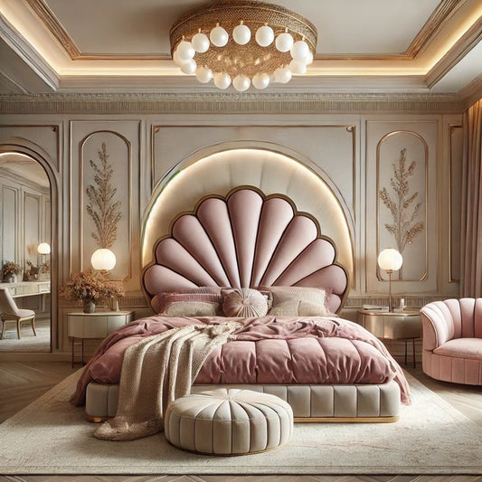 Nexa Luxury Upholstered Wooden Bed
